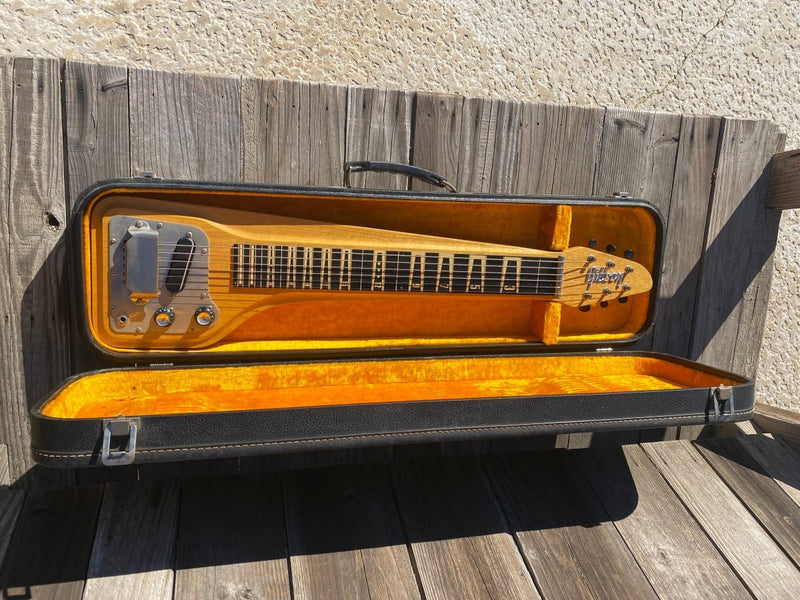 SOLD - Gibson Skylark Lap Steel Korina 1964 - Mahar's Vintage Guitars