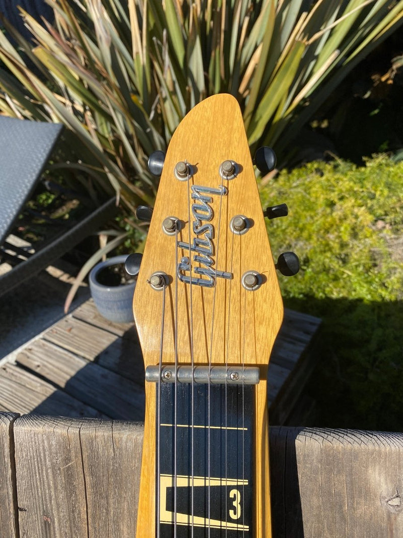SOLD - Gibson Skylark Lap Steel Korina 1964 - Mahar's Vintage Guitars