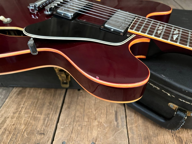 SOLD - Gibson Trini Lopez Sparkling Burgundy 1967 - Mahar's Vintage Guitars