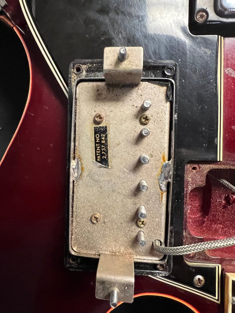 SOLD - Gibson Trini Lopez Sparkling Burgundy 1967 - Mahar's Vintage Guitars