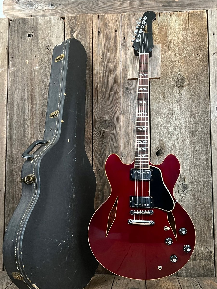 SOLD - Gibson Trini Lopez Sparkling Burgundy 1967 - Mahar's Vintage Guitars