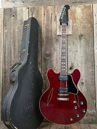 SOLD - Gibson Trini Lopez Sparkling Burgundy 1967 - Mahar's Vintage Guitars