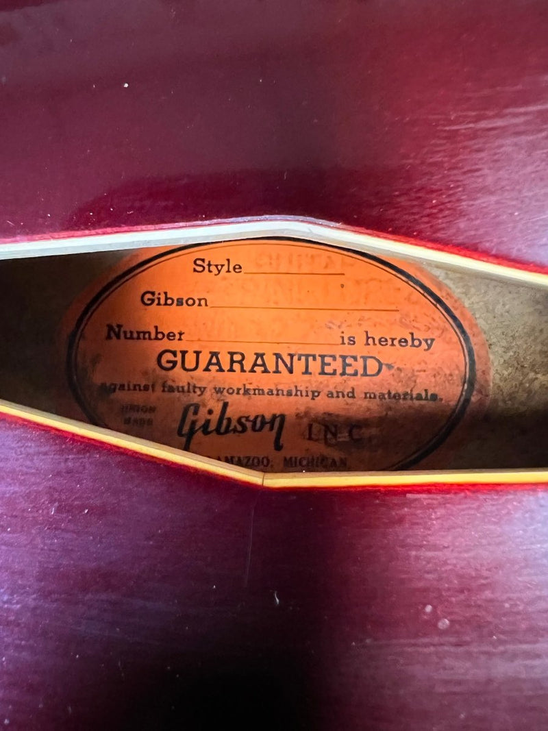 SOLD - Gibson Trini Lopez Sparkling Burgundy 1967 - Mahar's Vintage Guitars
