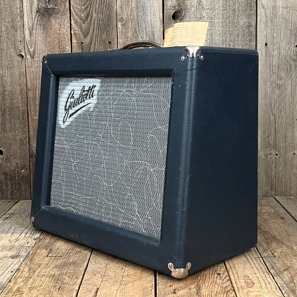SOLD - Giulietti Ampeg Made (Ampeg model J - 12) 1958 All Original - Mahar's Vintage Guitars
