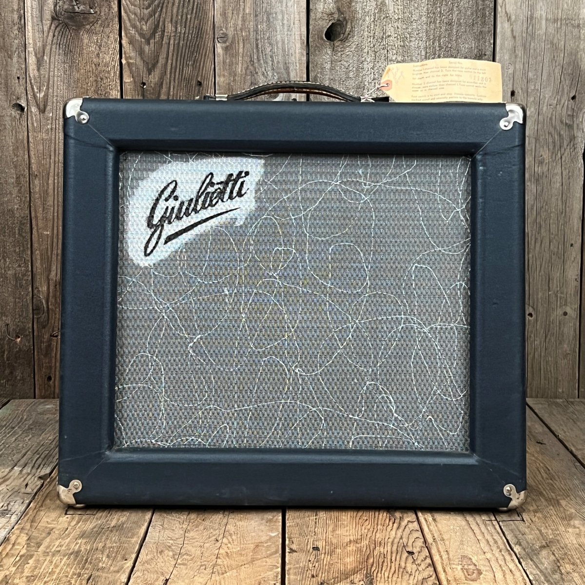 SOLD - Giulietti Ampeg Made (Ampeg model J - 12) 1958 All Original - Mahar's Vintage Guitars