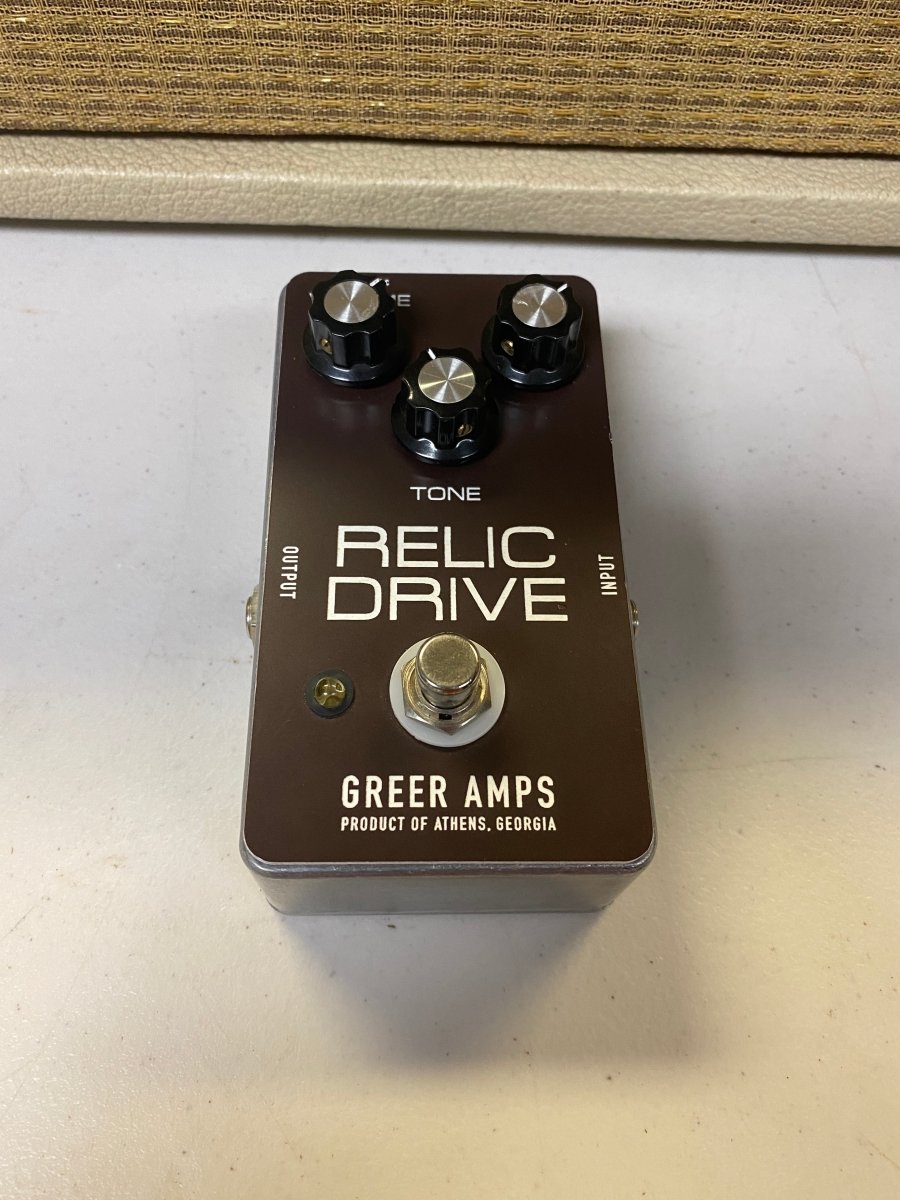 SOLD - Greer Amplification Relic Drive Overdrive Pedal - Mahar's Vintage Guitars