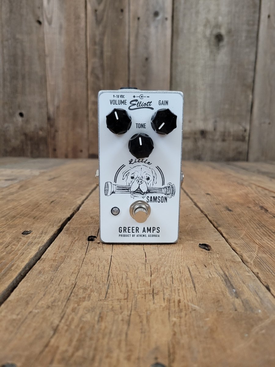 SOLD - Greer Amps Greer Amps Little Samson Guitar Overdrive Pedal Plexi voice - Mahar's Vintage Guitars