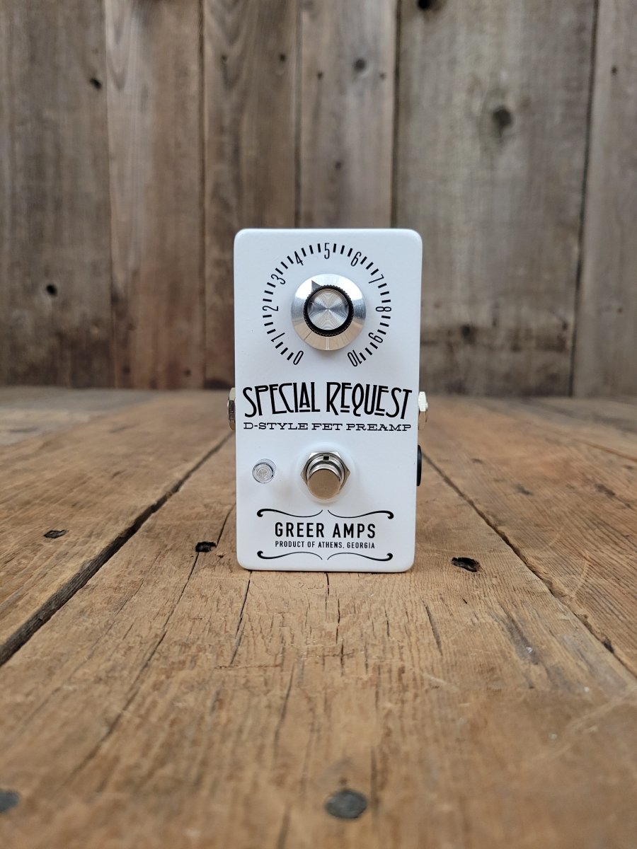 SOLD - Greer Amps Special Request D Style FET preamp Guitar Effects Pedal With Box - Mahar's Vintage Guitars