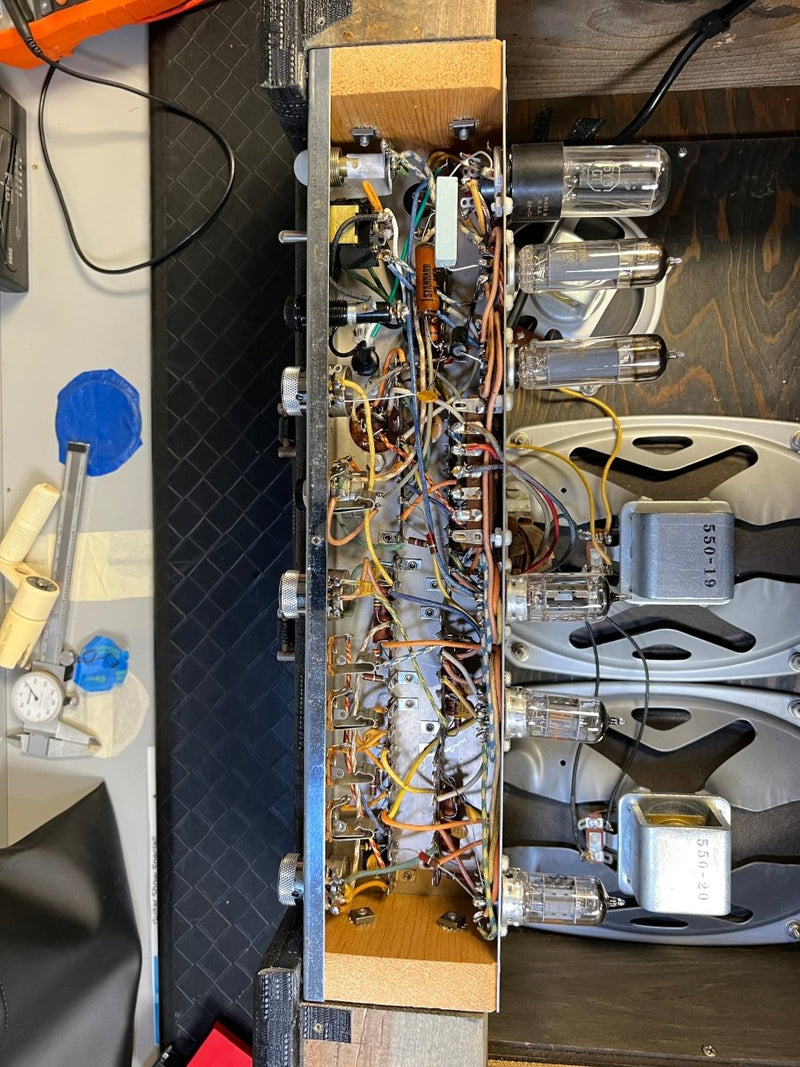 SOLD - Gretsch 6161 Electromatic Twin 1962 Tube Amplifier Country Gentleman - Mahar's Vintage Guitars