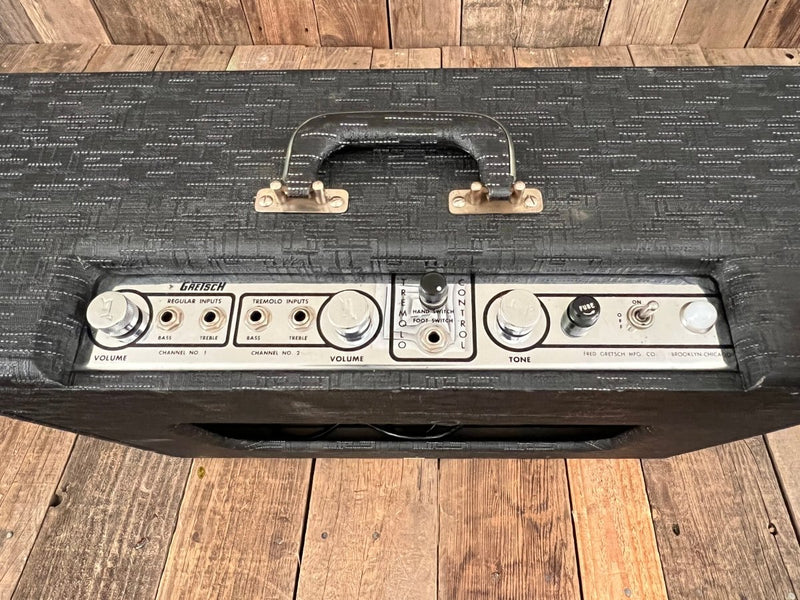 SOLD - Gretsch 6161 Electromatic Twin 1962 Tube Amplifier Country Gentleman - Mahar's Vintage Guitars