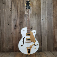 sold - Gretsch G5420TG Electromatic Hollowbody with Bigsby Snow Crest White - 2016 - Mahar's Vintage Guitars