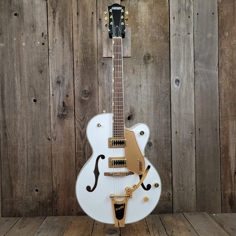 sold - Gretsch G5420TG Electromatic Hollowbody with Bigsby Snow Crest White - 2016 - Mahar's Vintage Guitars