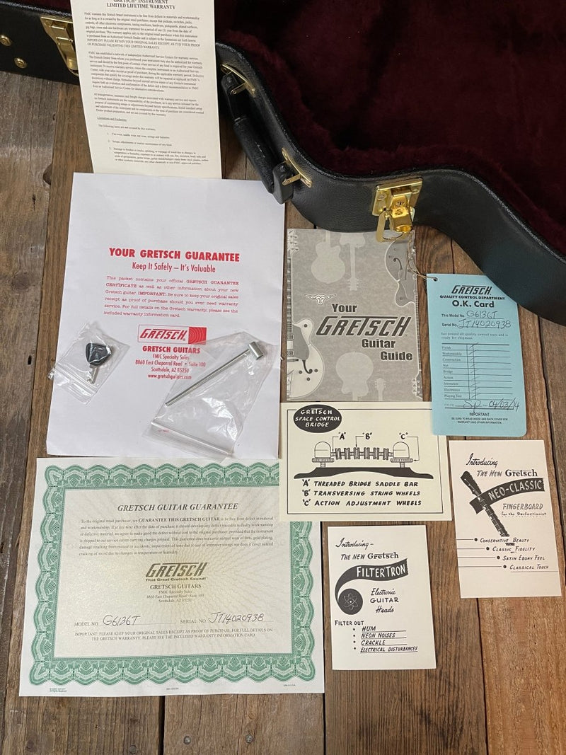 SOLD - Gretsch White Falcon G6136T 2015 - Mahar's Vintage Guitars