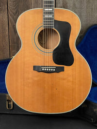 SOLD - Guild F50 BLD 1975 Blonde Jumbo Acoustic Guitar - Mahar's Vintage Guitars