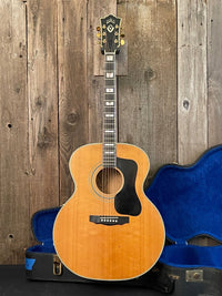 SOLD - Guild F50 BLD 1975 Blonde Jumbo Acoustic Guitar - Mahar's Vintage Guitars