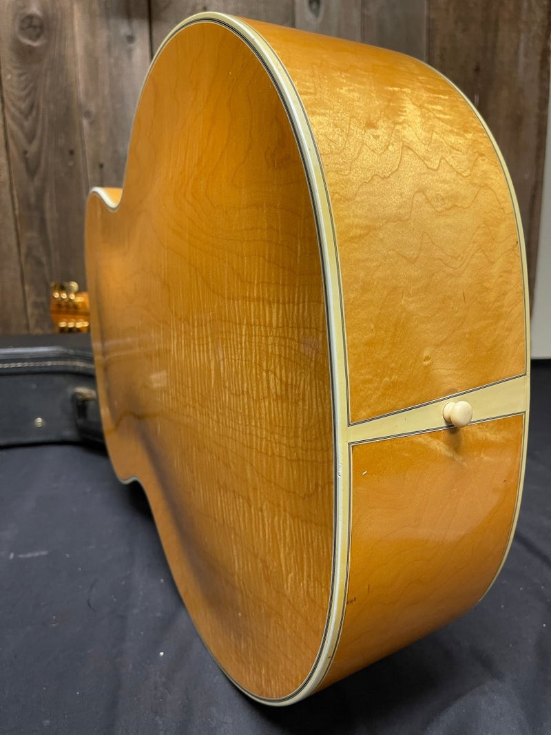 SOLD - Guild F50 BLD 1975 Blonde Jumbo Acoustic Guitar - Mahar's Vintage Guitars