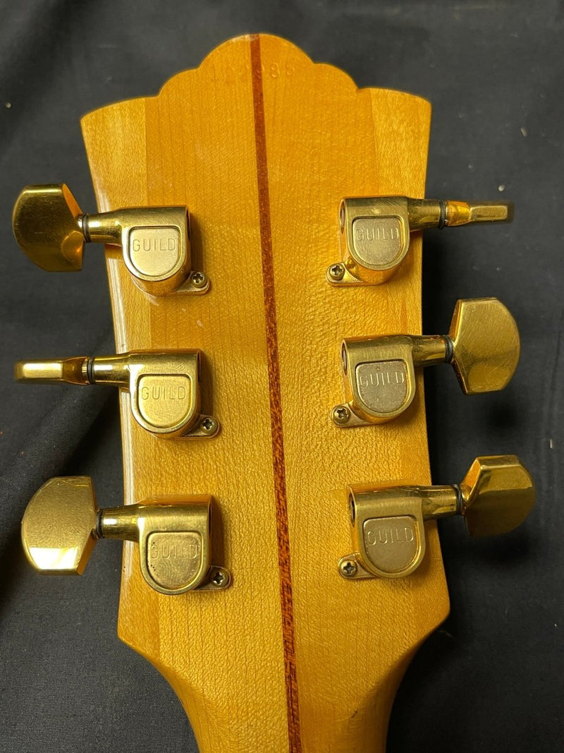 SOLD - Guild F50 BLD 1975 Blonde Jumbo Acoustic Guitar - Mahar's Vintage Guitars