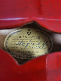 SOLD - Guild Starfire V Cherry Red 1969 - Mahar's Vintage Guitars