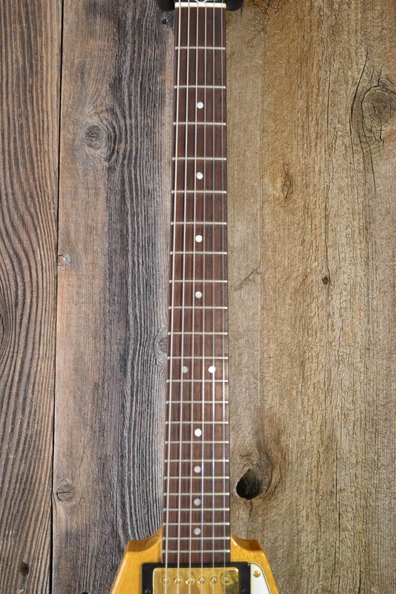 Mahar Vector 2008 Hamer Vector Korina Flying V Custom Shop Vintage Korina Guitars