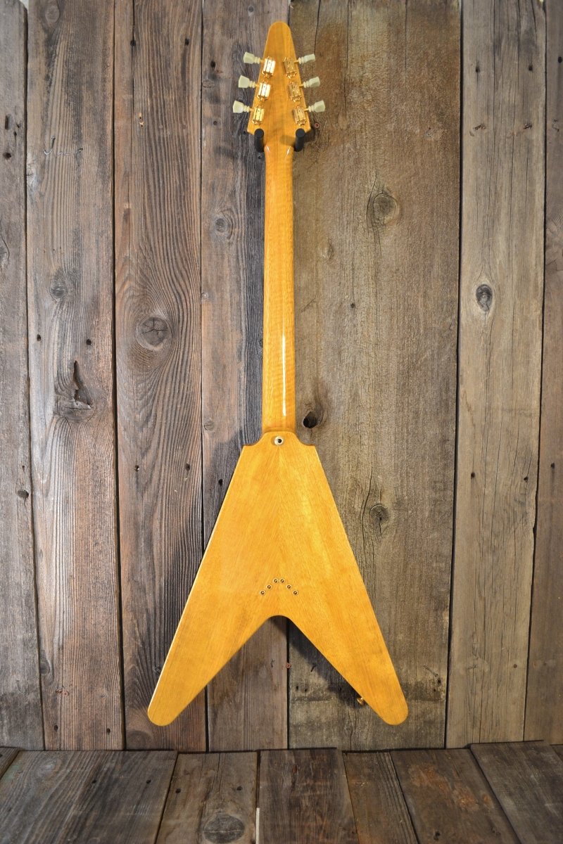 SOLD - Hamer Vector Flying V Korina 2004 - Mahar's Vintage Guitars