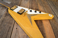 SOLD - Hamer Vector Flying V Korina 2004 - Mahar's Vintage Guitars