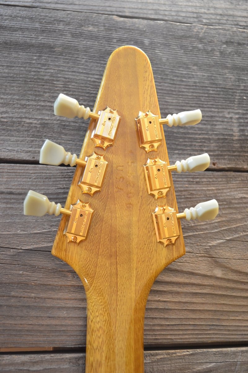 SOLD - Hamer Vector Flying V Korina 2004 - Mahar's Vintage Guitars