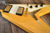 SOLD - Hamer Vector Flying V Korina 2004 All Original with COA - Mahar's Vintage Guitars