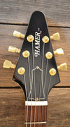 SOLD - Hamer Vector Flying V Korina 2004 All Original with COA - Mahar's Vintage Guitars