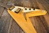SOLD - Hamer Vector Flying V Korina 2004 All Original with COA - Mahar's Vintage Guitars