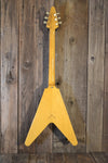 SOLD - Hamer Vector Flying V Korina 2004 All Original with COA - Mahar's Vintage Guitars