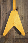 SOLD - Hamer Vector Flying V Korina 2004 All Original with COA - Mahar's Vintage Guitars