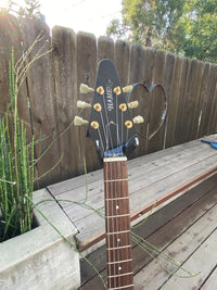 SOLD - Hamer Vector Korina Flying V GVKS 2005 Brazilian Rosewood Fretboard - Mahar's Vintage Guitars