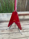 SOLD - Hamer Vector Korina Flying V GVKS 2005 Brazilian Rosewood Fretboard - Mahar's Vintage Guitars
