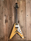 SOLD - Hamer Vector V Korina 2004 Flying V - Mahar's Vintage Guitars