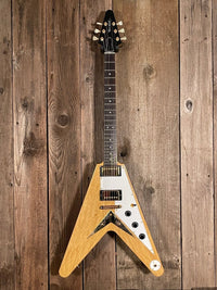 SOLD - Hamer Vector V Korina 2004 Flying V - Mahar's Vintage Guitars