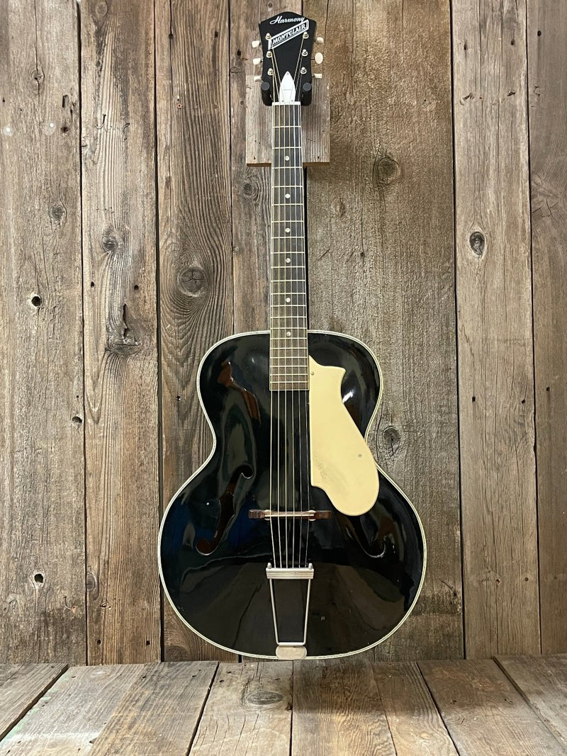 SOLD - Harmony Montclair 1967 Archtop Acoustic Guitar - Mahar's Vintage Guitars