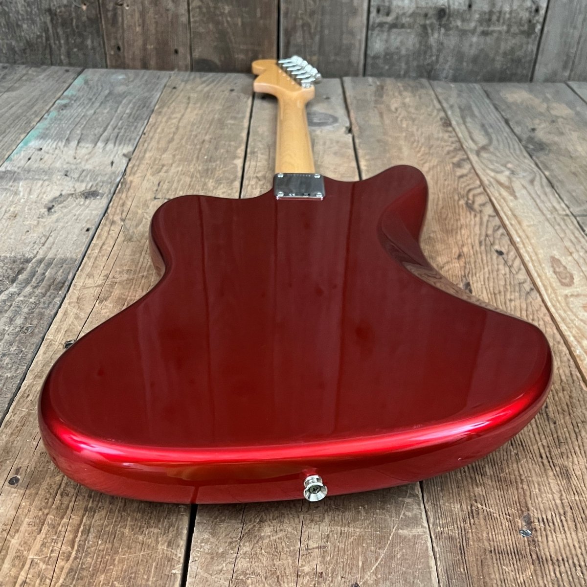 SOLD - Jaguar American Vintage '65 Reissue Candy Apple Red 2012 - Mahar's Vintage Guitars