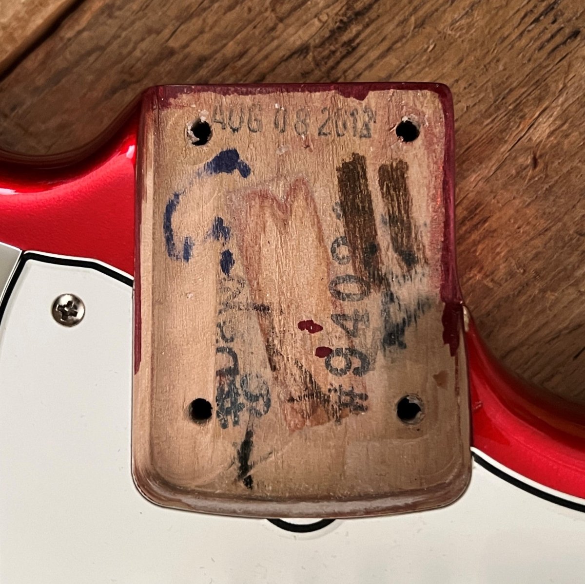 SOLD - Jaguar American Vintage '65 Reissue Candy Apple Red 2012 - Mahar's Vintage Guitars
