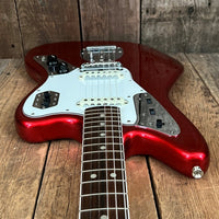 SOLD - Jaguar American Vintage '65 Reissue Candy Apple Red 2012 - Mahar's Vintage Guitars