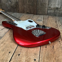 SOLD - Jaguar American Vintage '65 Reissue Candy Apple Red 2012 - Mahar's Vintage Guitars