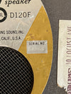 SOLD - JBL D120F 12" Speaker - Mahar's Vintage Guitars