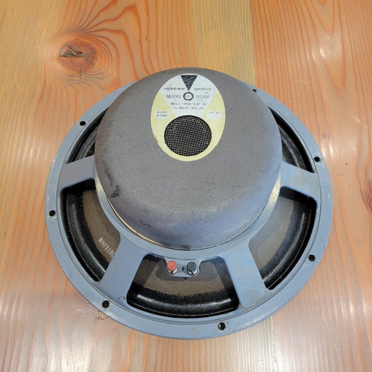 SOLD - JBL D120F 12" Speaker 8ohm Old Recone 1960s - Mahar's Vintage Guitars