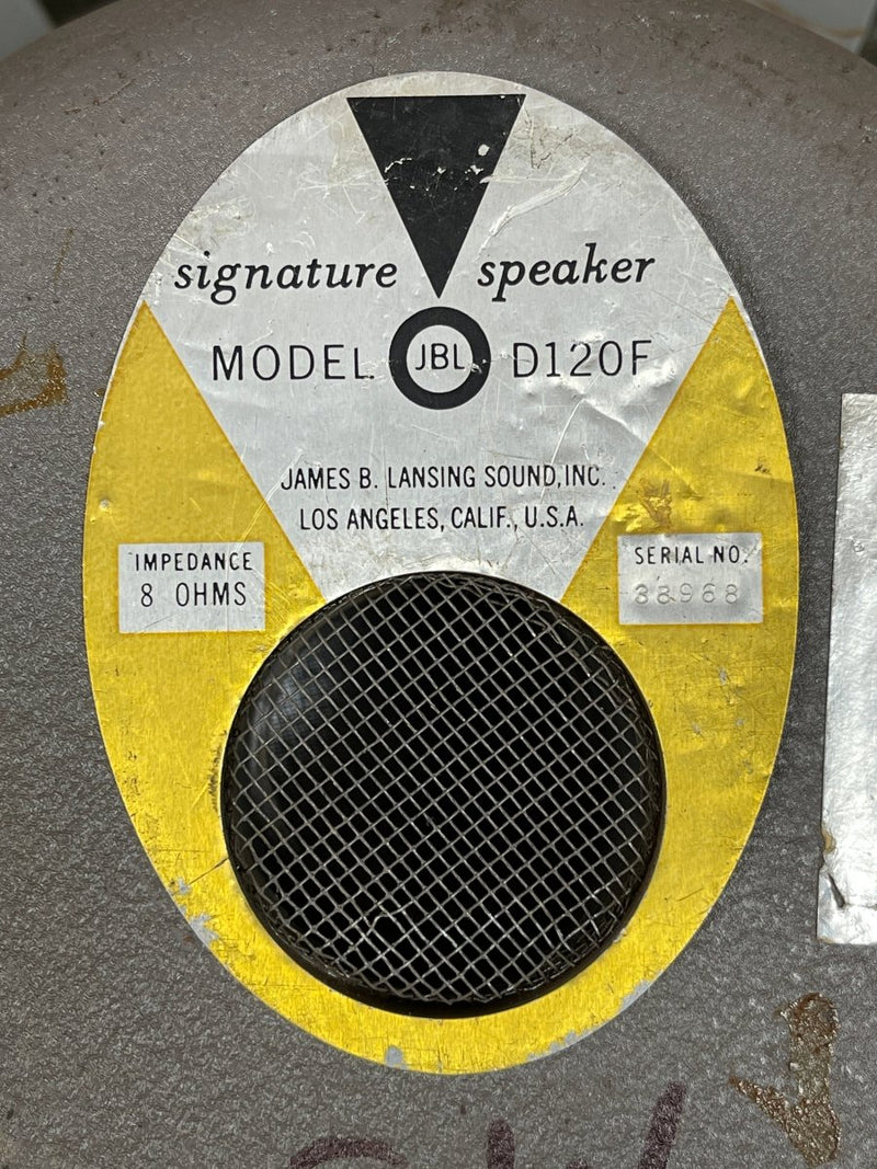 SOLD - JBL D120F 12" Speaker - Mahar's Vintage Guitars