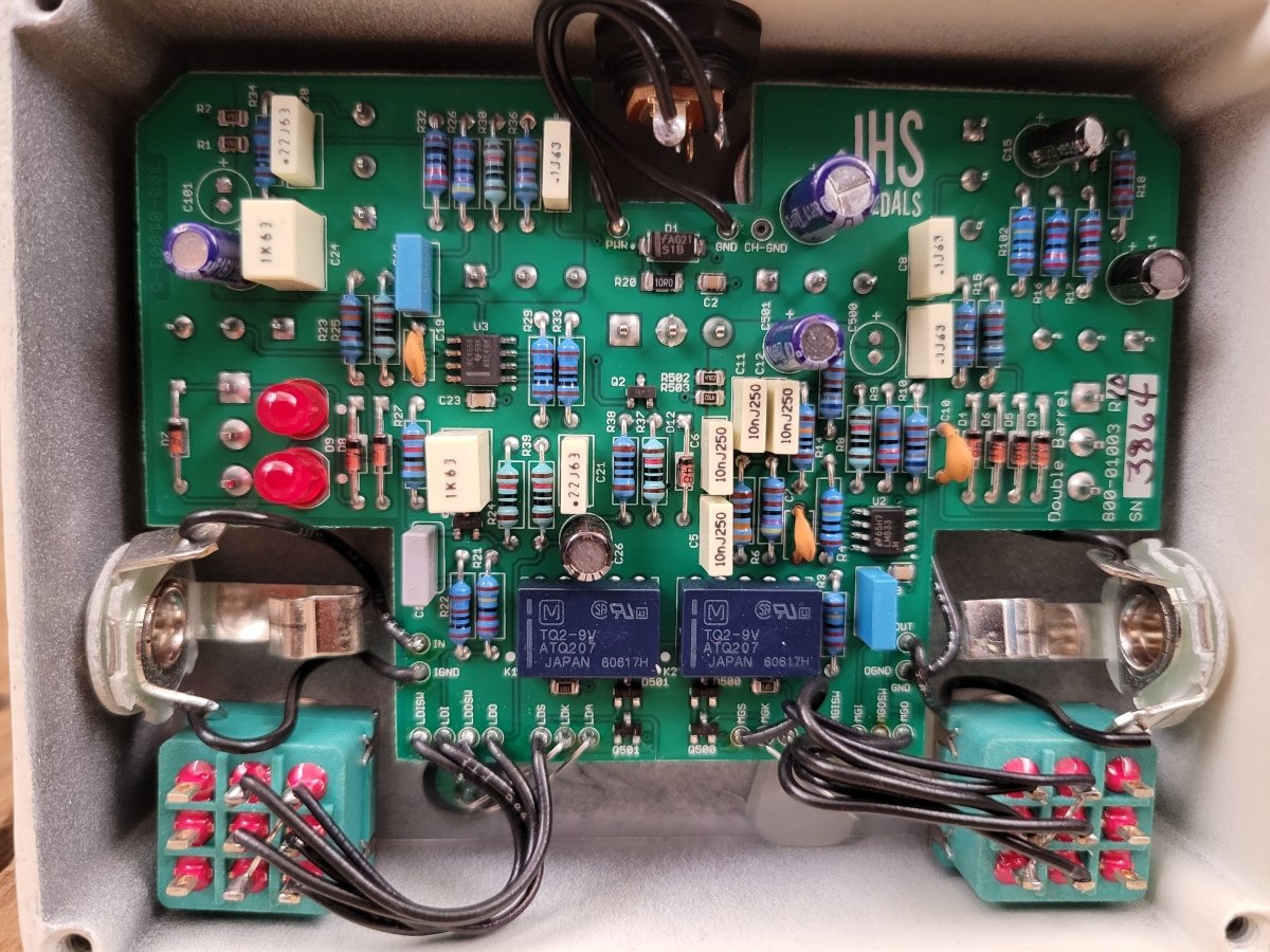 SOLD - JHS Double Barrel V3 Dual Overdrive Pedal Near Mint