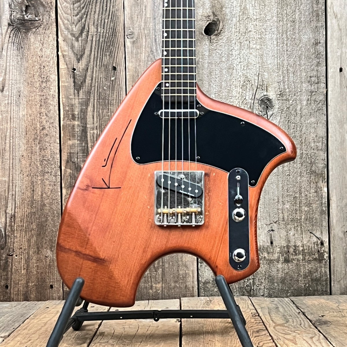 SOLD - Klein sTele 2018 US made old growth Redwood - Mahar's Vintage Guitars