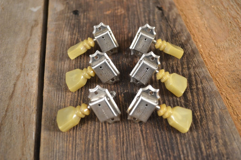 SOLD - Kluson Double Ring Single Line Tuners 1959 1960 Les Paul Burst ES - Mahar's Vintage Guitars