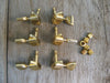SOLD - Kluson Gold Waffle Back Gibson Tuners Tuning Machines with Bushings Les Paul 1970s - Mahar's Vintage Guitars