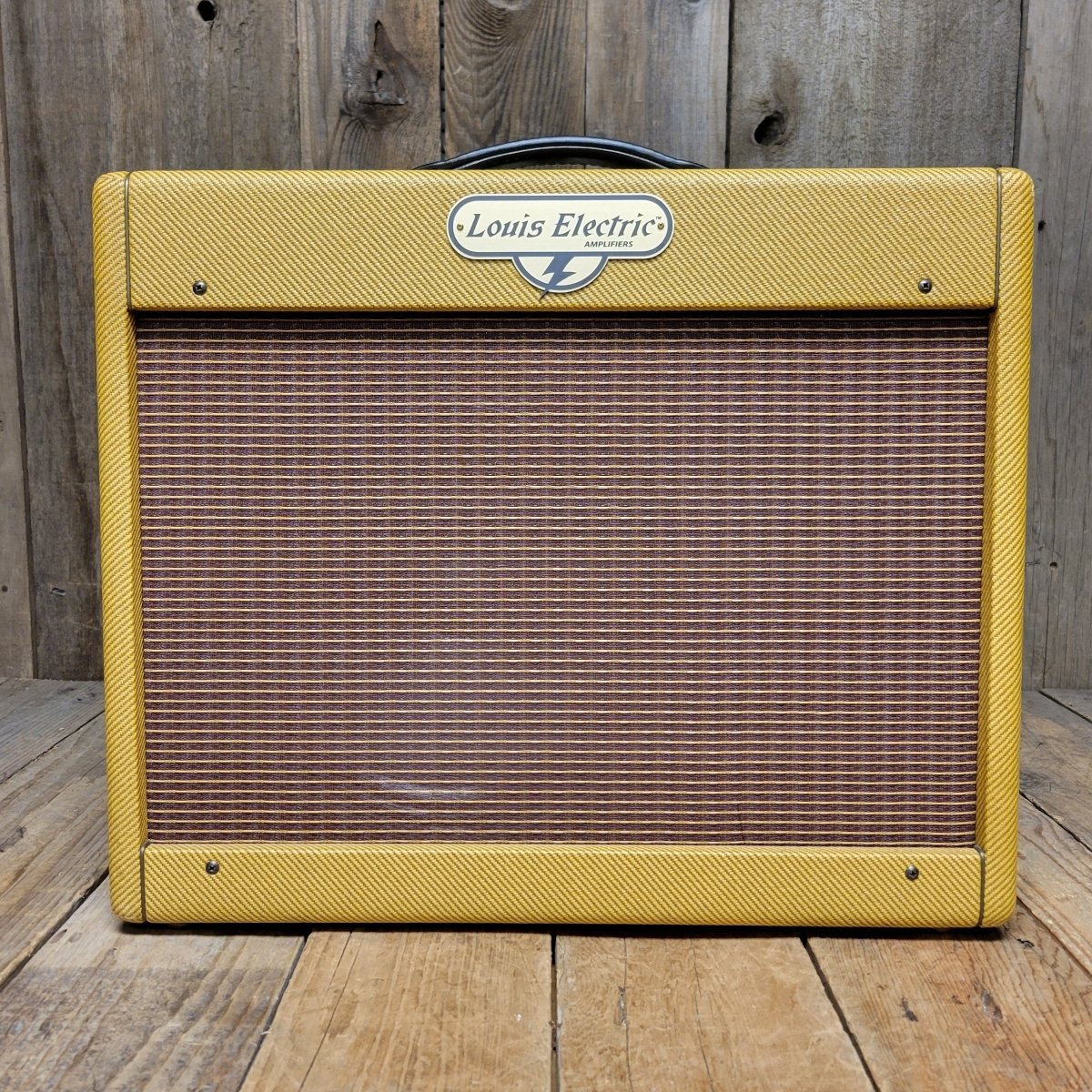 SOLD - Louis Electric Amps HD12 Combo Guitar Amp Tweed Harvard Deluxe - Mahar's Vintage Guitars