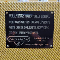 SOLD - Louis Electric Amps HD12 Combo Guitar Amp Tweed Harvard Deluxe - Mahar's Vintage Guitars