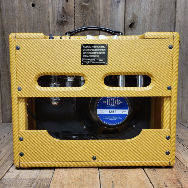 SOLD - Louis Electric Amps HD12 Combo Guitar Amp Tweed Harvard Deluxe - Mahar's Vintage Guitars